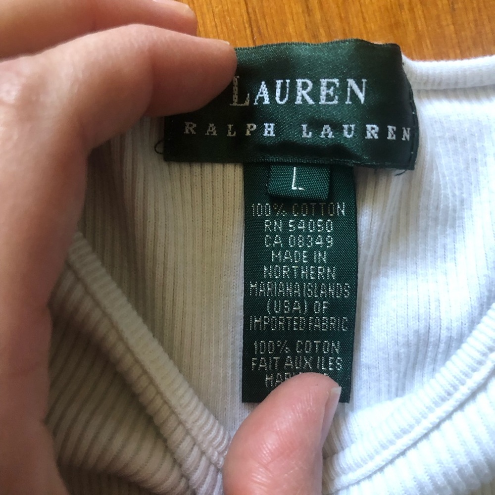 RALPH LAURIN BOXY TEE